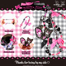 Sanrio My Melody 50th & Kuromi 20th Anniversary Bead Strap - 2 pc. SET [Limited Edition]