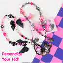 Sanrio My Melody 50th & Kuromi 20th Anniversary Bead Strap - 2 pc. SET [Limited Edition]