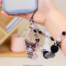 Sanrio Kuromi 20th Anniversary Beaded Charm Mobile Phone Wrist Strap [Limited Edition]