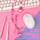 Sanrio My Melody 50th Anniversary Beaded Charm Mobile Phone Wrist Strap [Limited Edition]
