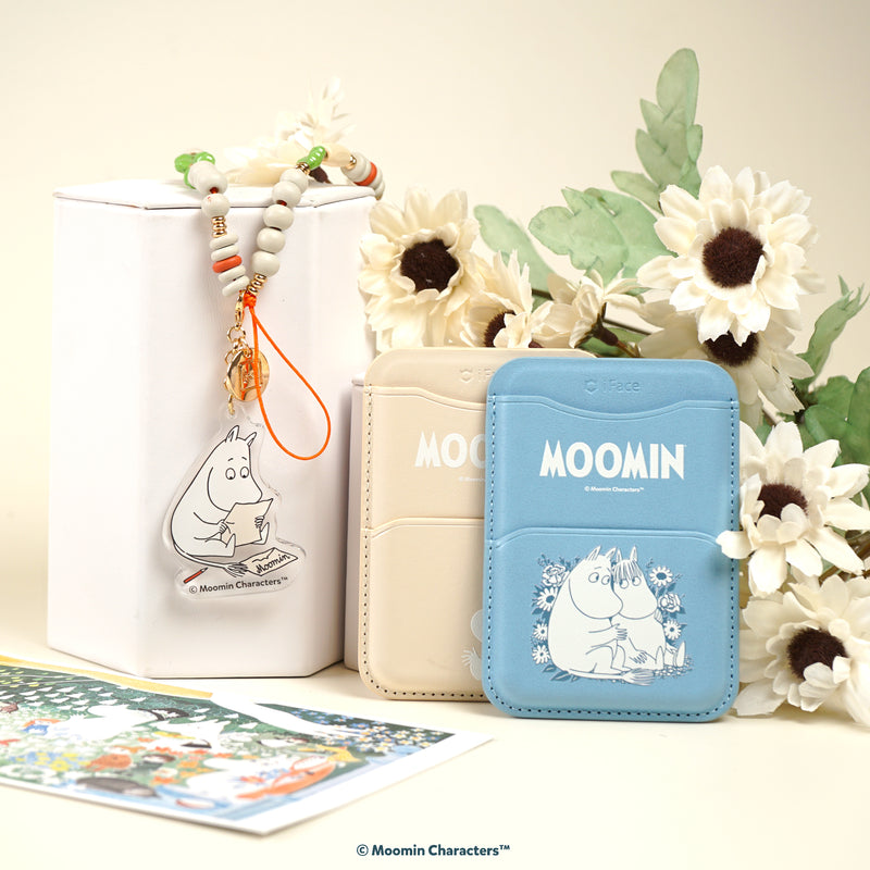 Moomin MagSynq Card Wallet - Moomintroll and Snorkmaiden