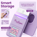 Pusheen the Cat MagSynq Card Wallet - Gamer Girl (Purple)