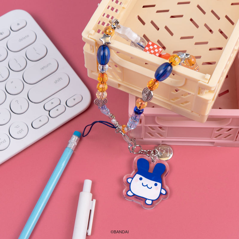 Tamagotchi Beaded Charm Mobile Phone Wrist Strap - Mimitchi