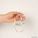 Moomin Beaded Charm Mobile Phone Wrist Strap - Moomin + Snorkmaiden
