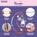Sanrio Soccer Series Beaded Charm Mobile Phone Wrist Strap - Pochacco