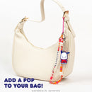 Sanrio Soccer Series Beaded Charm Mobile Phone Wrist Strap - Pochacco
