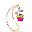 Sanrio Soccer Series Beaded Charm Mobile Phone Wrist Strap - Pompompurin