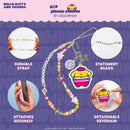 Sanrio Soccer Series Beaded Charm Mobile Phone Wrist Strap - Pompompurin