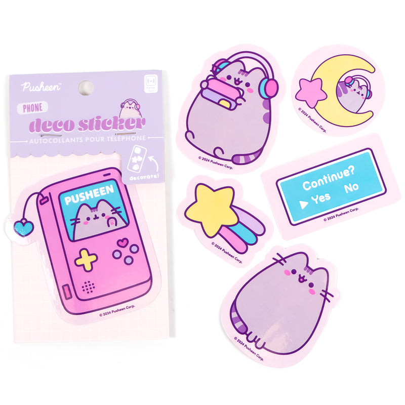 Pusheen the Cat Deco Stickers - Gamer Girl