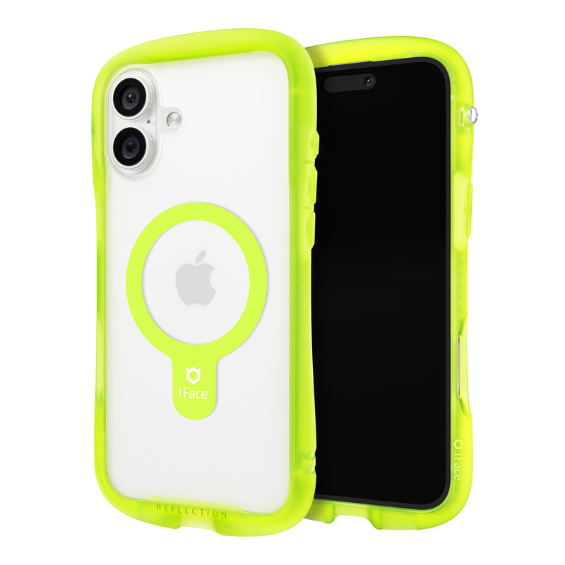 Reflection Neo MagSynq for iPhone 16 - Clear Yellow/Lime