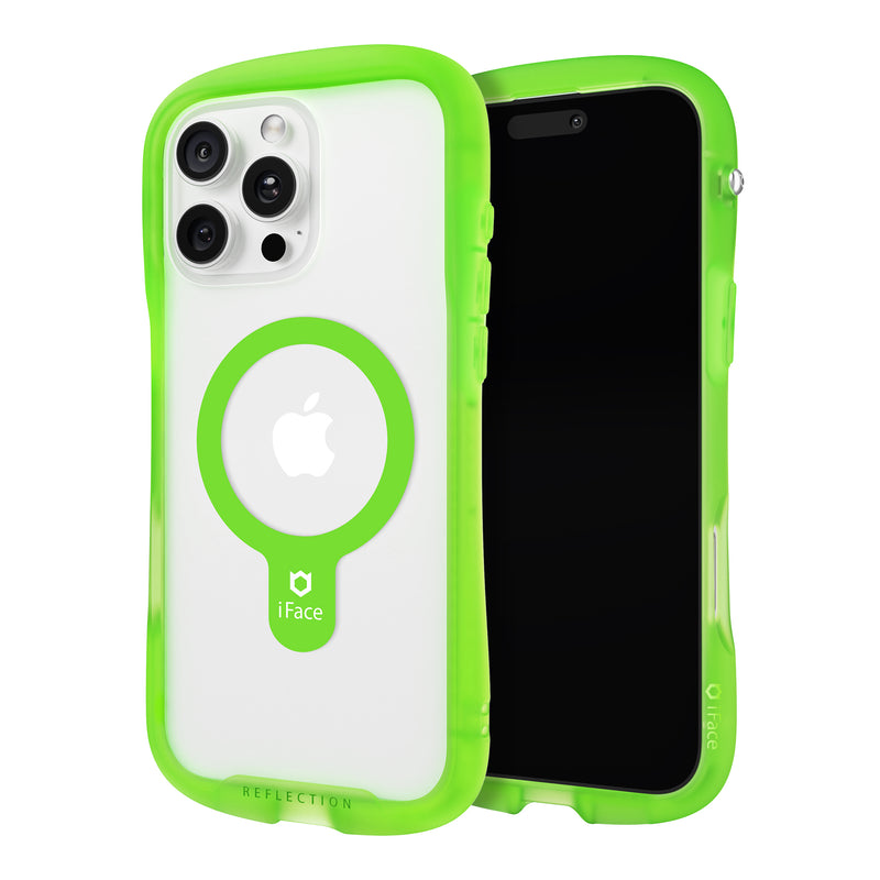 Reflection Neo MagSynq for iPhone 16 - Clear Green/Melon