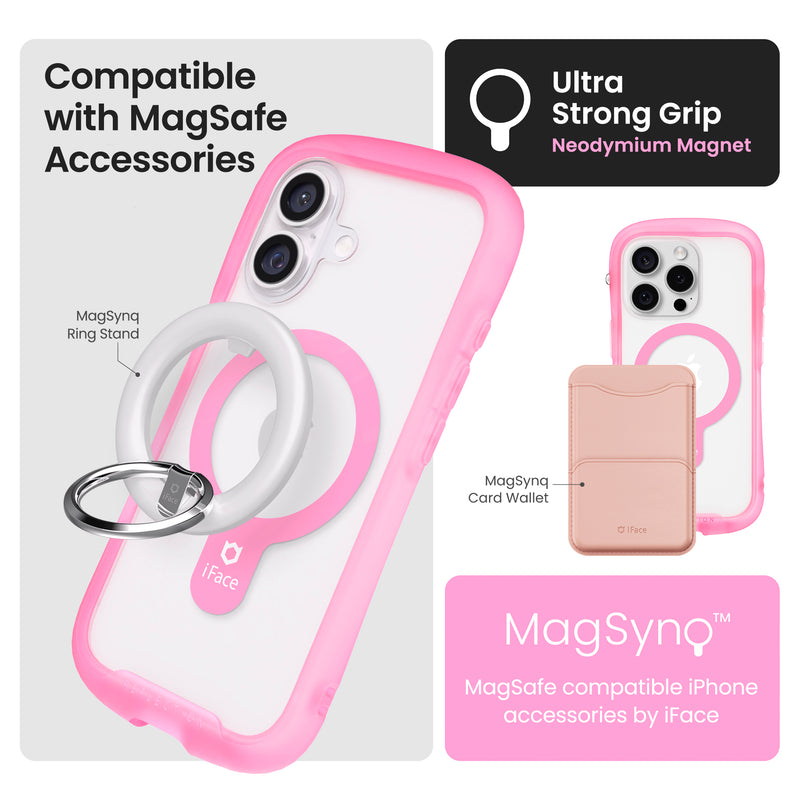 Reflection Neo MagSynq for iPhone 16 - Clear Pink/Peach