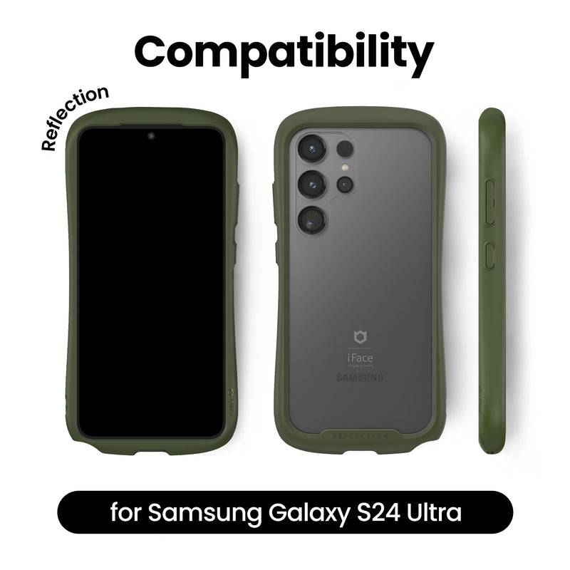 Reflection Clear Case for Samsung Galaxy S24 Ultra (Khaki)