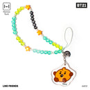 LINE Friends BT21 Beaded Charm Mobile Phone Wrist Strap - SHOOKY
