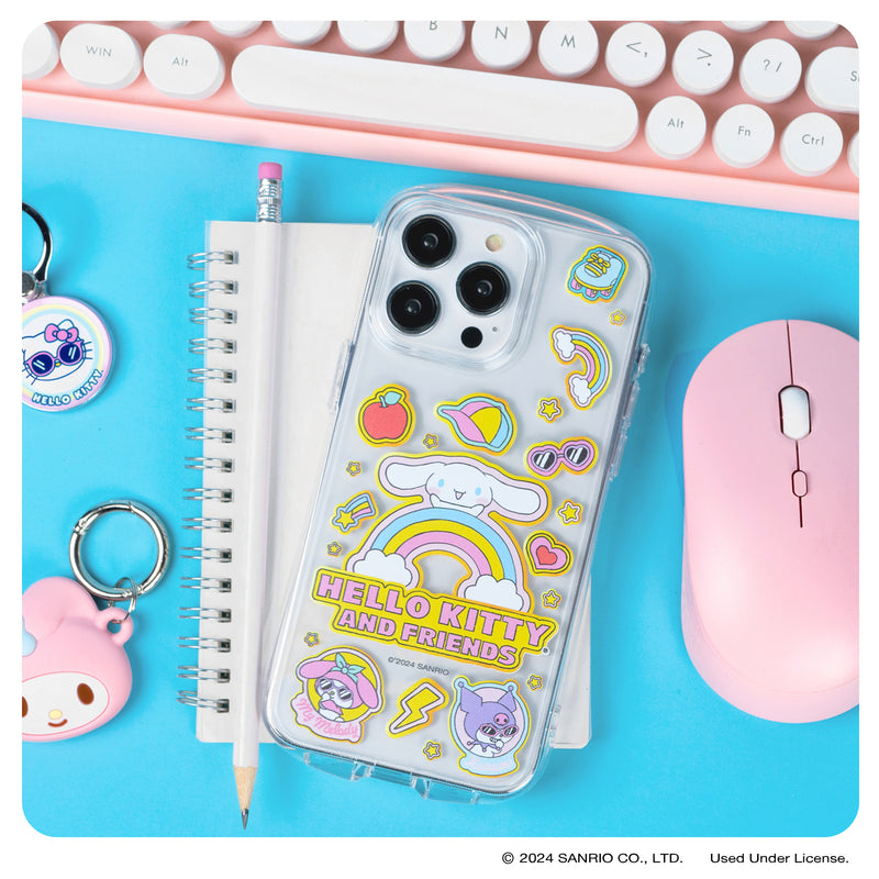 Hello Kitty and Friends Look In Clear for iPhone 15 Series - Supercute Stickers