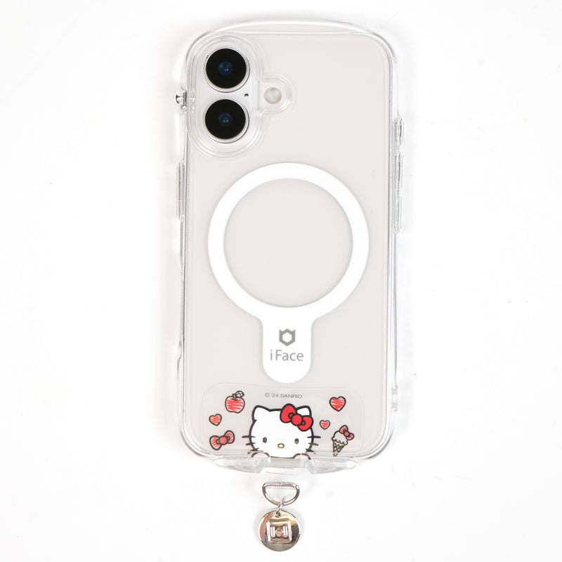 iPhone 16 Series Reflection MagSafe Case [Black] + Hello Kitty Tether Tab