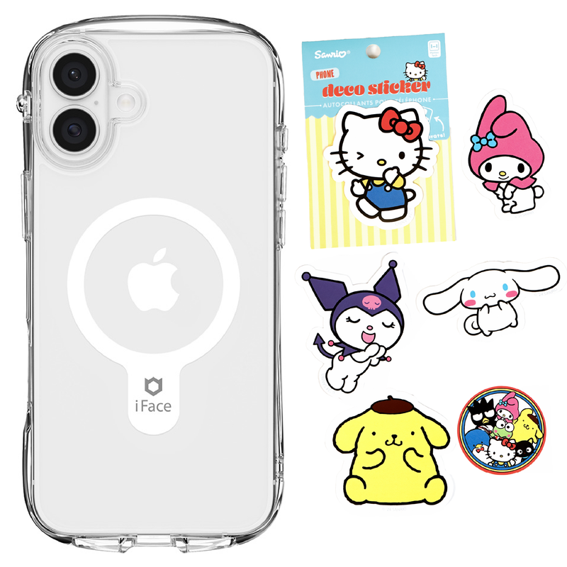iFace Sanrio Hello Kitty and Friends Deco Stickers iFace Sanrio Hello Kitty and Friends Deco Stickers
