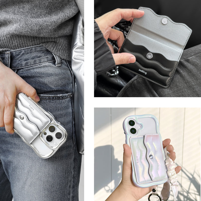 iFace BeBling MagSynq Card Wallet - Silver