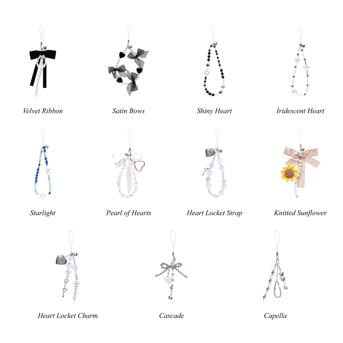Pearl Crystal Phone Charm Wrist Strap - Detachable Beaded Lanyard For Women, Military-Grade Steel Cable, Anti-Drop & Anti-Theft, Works With Wireless Charging