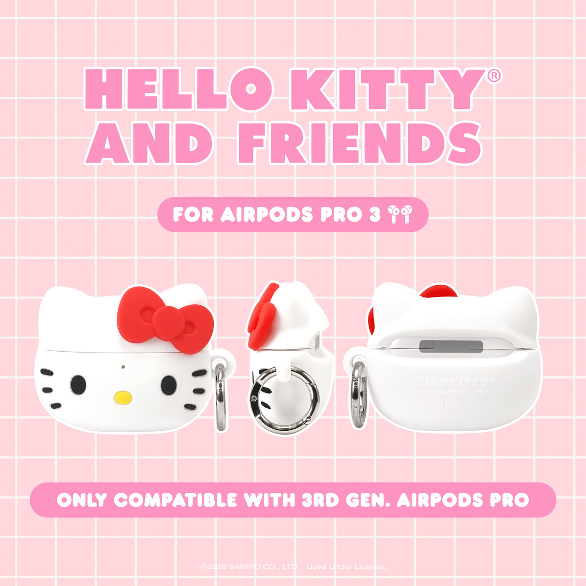 iFace Hello Kitty® and Friends AirPods Pro 3 Case – Hello Kitty®