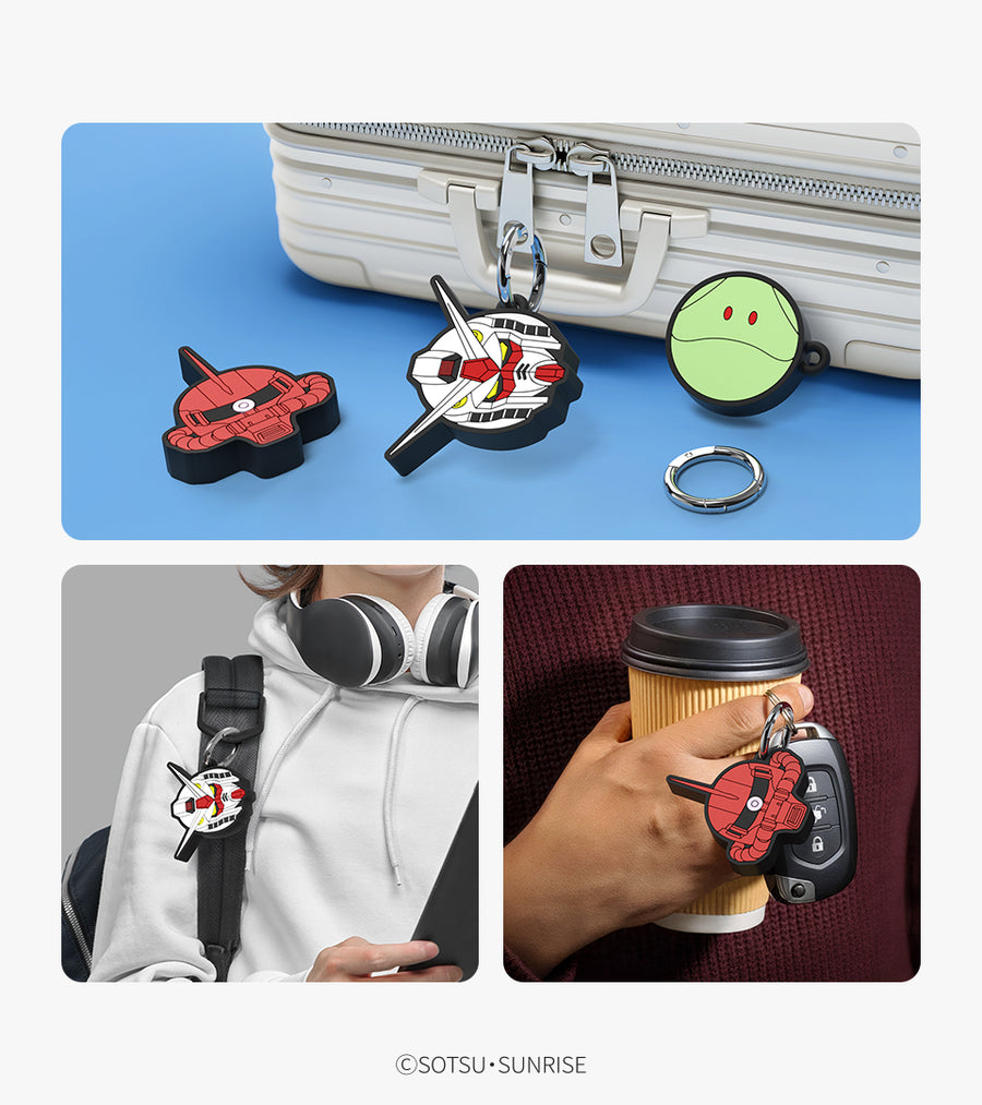 Gundam Figure Type AirTag Case - Zaku