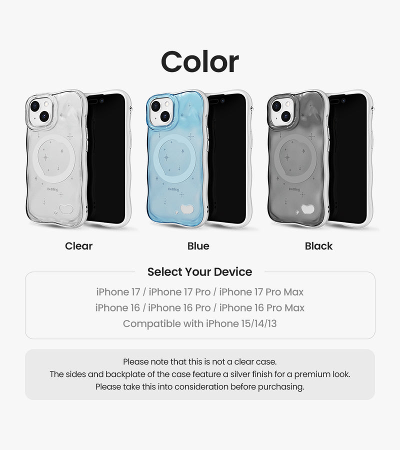 iFace BeBling 2 Standard Phone Case for iPhone 15/14/13 - Blue