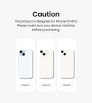 iFace BeBling 2 Standard Phone Case for iPhone 15/14/13 - Black