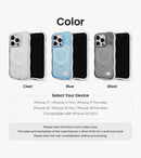 iFace BeBling 2 Standard Phone Case for iPhone 16 Series - Black