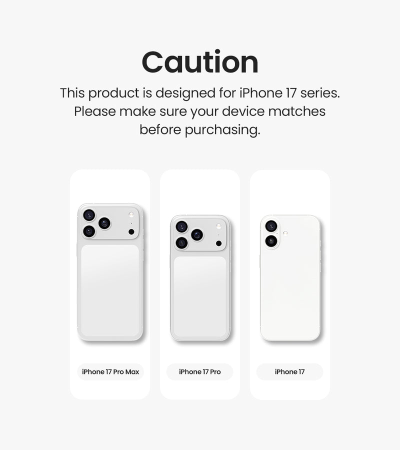 iFace BeBling 2 Standard Phone Case for iPhone 17 Series - Black