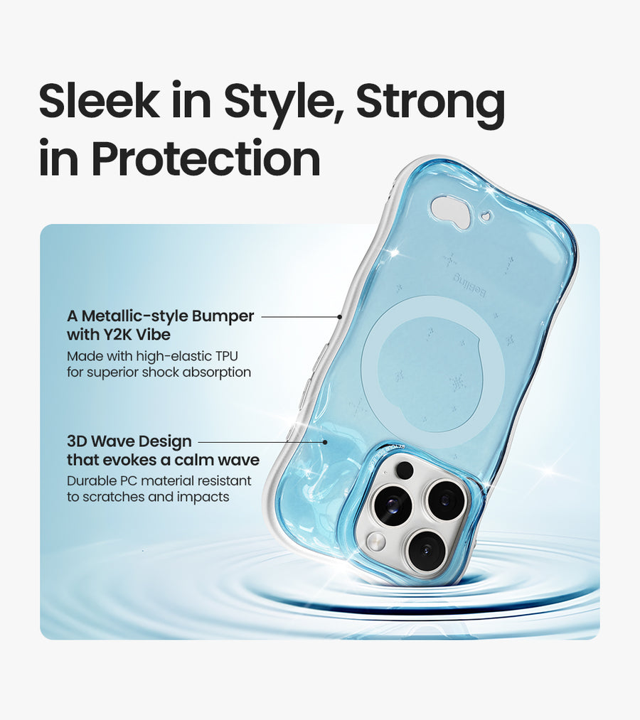 iFace BeBling 2 Standard Phone Case for iPhone 17 Series - Clear