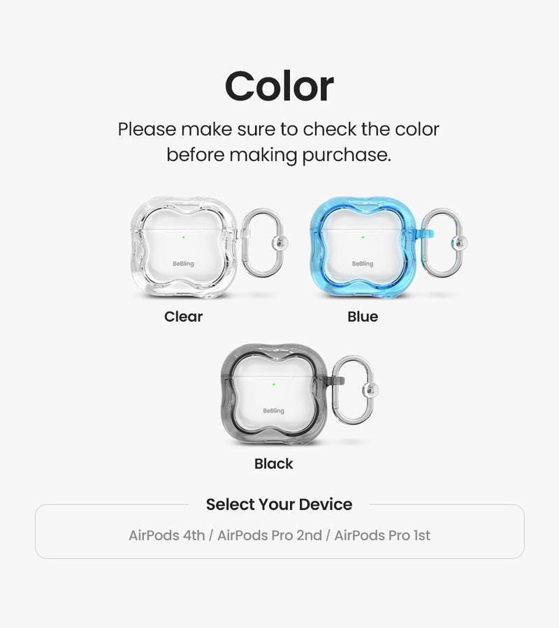 iFace BeBling 2 AirPods 4 Case - Clear