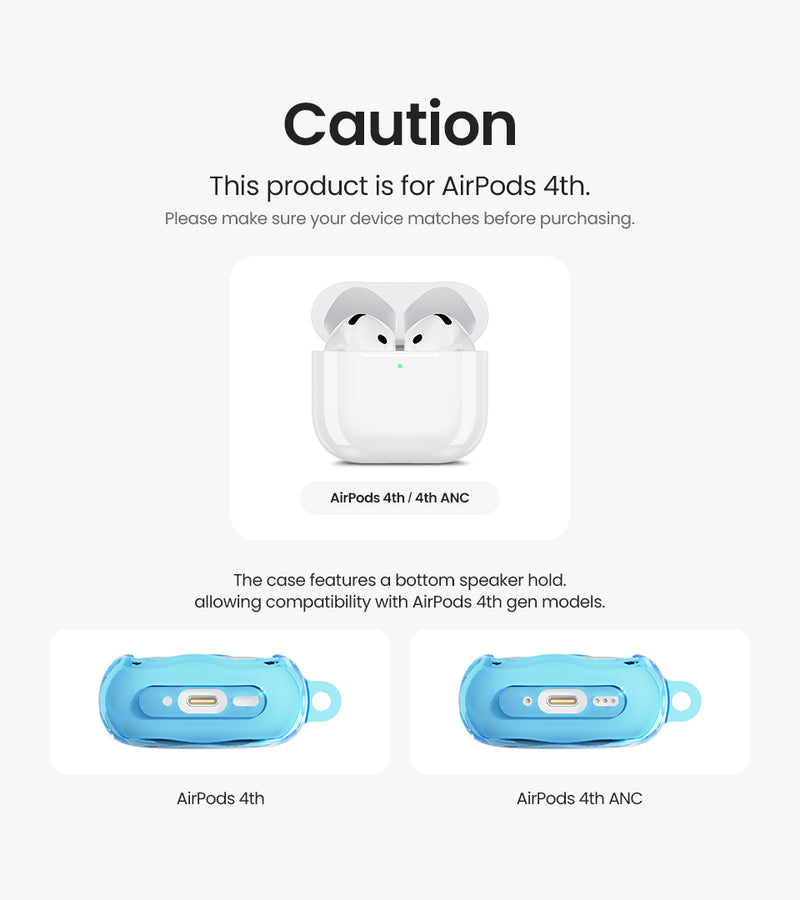 iFace BeBling 2 AirPods 4 Case - Clear