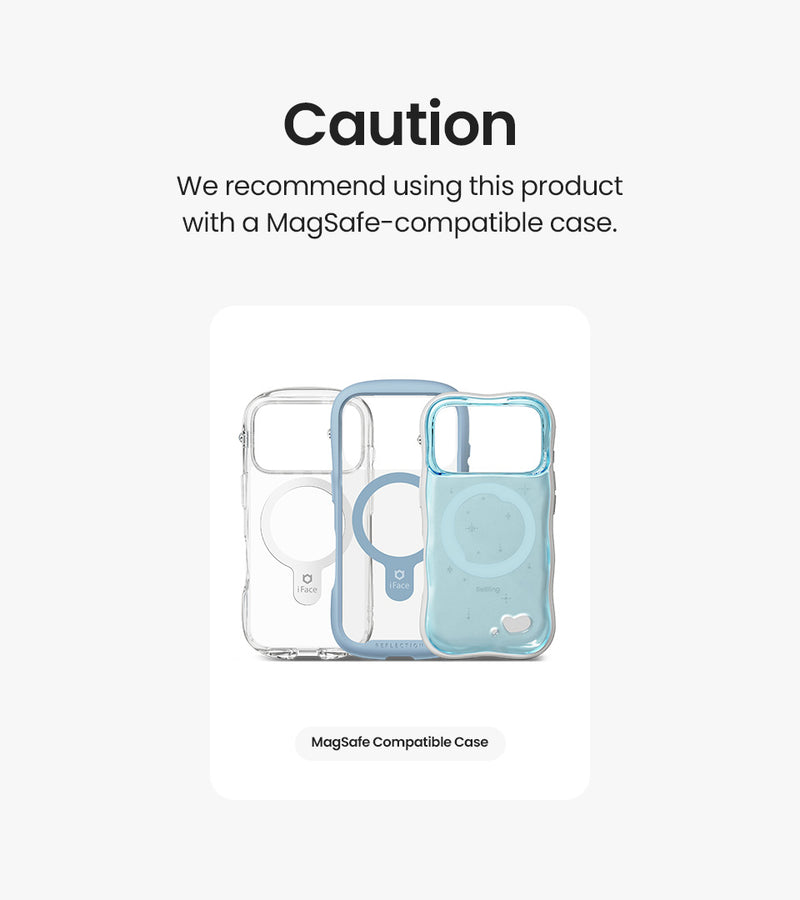 iFace BeBling 2 MagSynq Standard Grip Holder - Clear