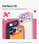 iFace x Sanrio Tempered Glass Camera Lens Protector for iPhone 17 Pro / 17 Pro Max / Air - Craft Core
