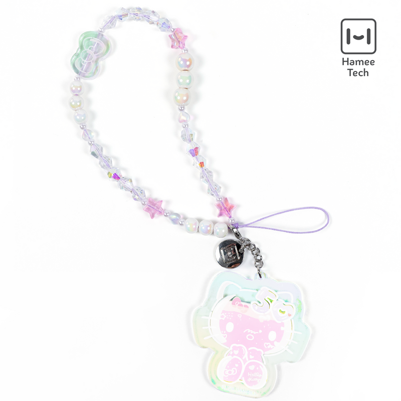 Sanrio Hello Kitty 50th Anniversary Beaded Charm Mobile Phone Wrist Strap [Limited Edition]