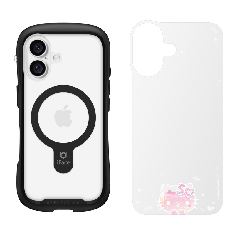 iPhone 16 Series Reflection Case + Sanrio Hello Kitty 50th Anniversary Inner Sheet [Twinkles]