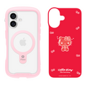 iPhone 16 Series Reflection Case + Hello Kitty 50th Anniversary Inner Sheet [Red]