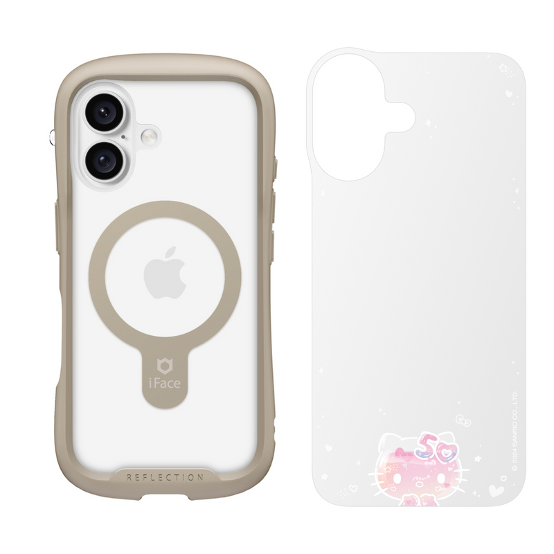 iPhone 16 Series Reflection Case + Sanrio Hello Kitty 50th Anniversary Inner Sheet [Twinkles]