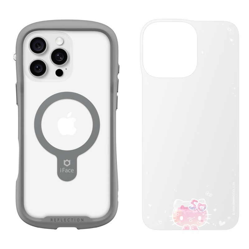 iPhone 16 Series Reflection Case + Sanrio Hello Kitty 50th Anniversary Inner Sheet [Twinkles]