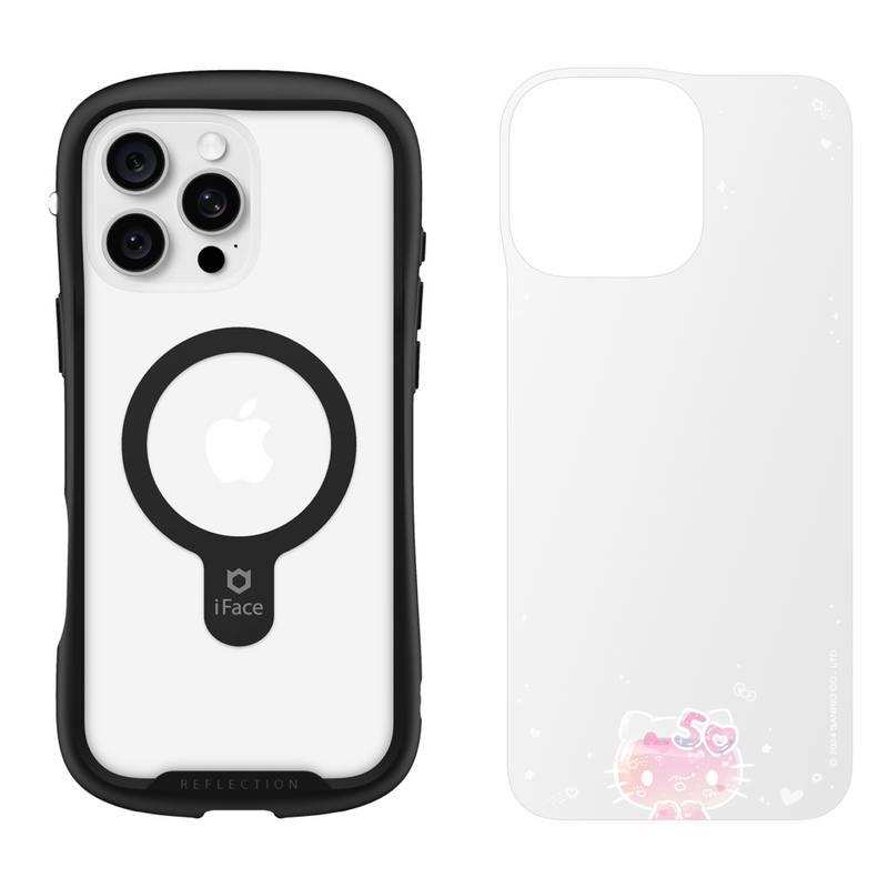 iPhone 16 Series Reflection Case + Sanrio Hello Kitty 50th Anniversary Inner Sheet [Twinkles]