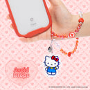Sanrio Hello Kitty Beaded Charm Mobile Phone Wrist Strap