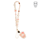 Sanrio Latte Bear Beaded Charm Mobile Phone Wrist Strap - Hello Kitty