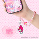 Sanrio My Melody Beaded Charm Mobile Phone Wrist Strap