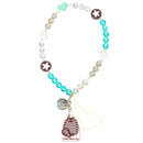 Pusheen the Cat Beaded Charm Mobile Phone Wrist Strap - Pip