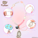 Pusheen the Cat Beaded Charm Mobile Phone Wrist Strap - Stormy