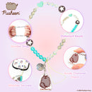 Pusheen the Cat Beaded Charm Mobile Phone Wrist Strap - Pip