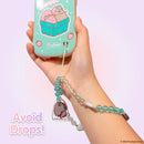Pusheen the Cat Beaded Charm Mobile Phone Wrist Strap - Pip