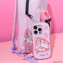 Pusheen the Cat Beaded Charm Mobile Phone Wrist Strap - Stormy