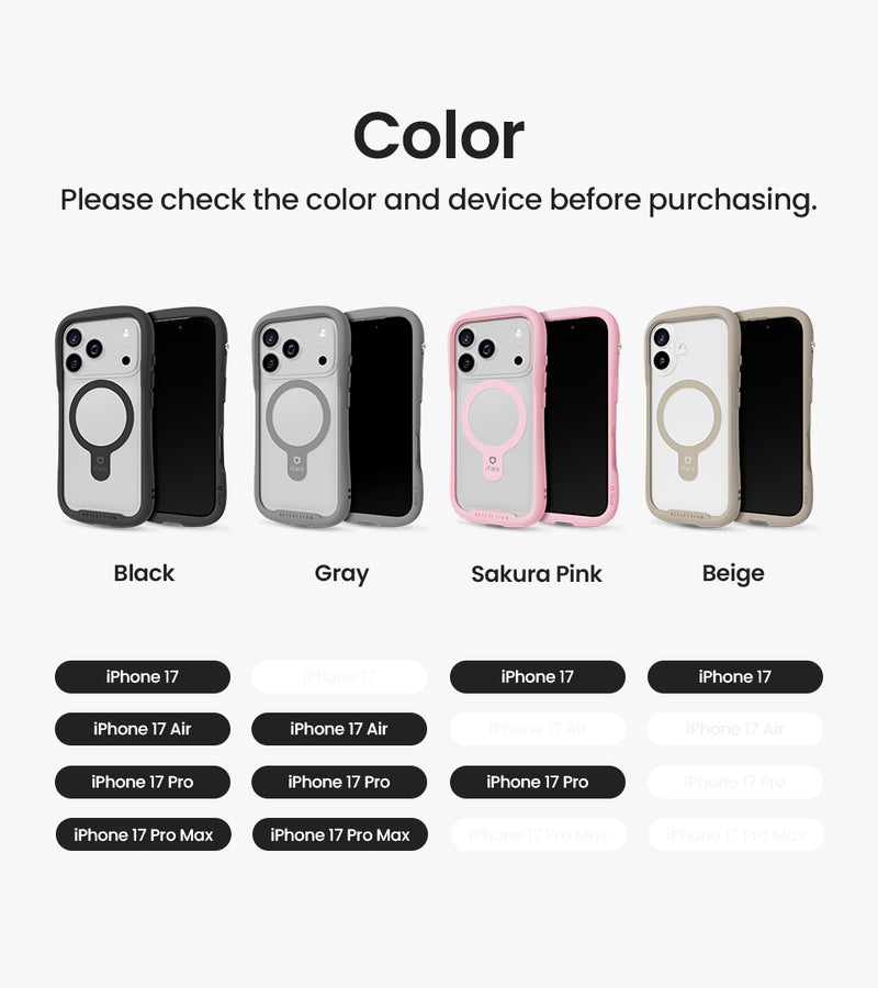Reflection MagSynq for iPhone 17 Series / Air -  Black