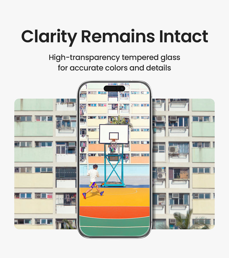 Tempered Glass Privacy Film Screen Protector for iPhone Air